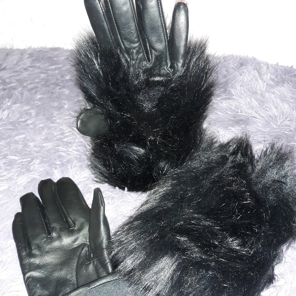 Genuine leather Convertible Gloves